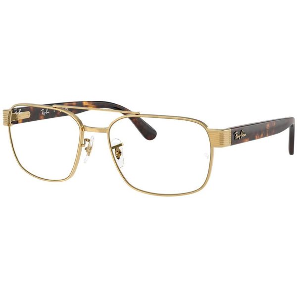 RAYBAN RB3751V 2500 - Metal full Rayban Gold Square