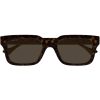 GUCCI GG1732SK 002 55 - Sheet full Gucci Gold brown Square