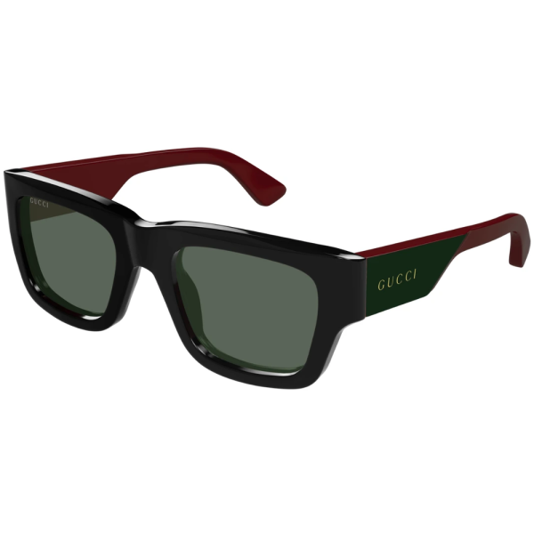 GUCCI GG1668S 003 52 - Sheet full Gucci Black red Square - Image 3