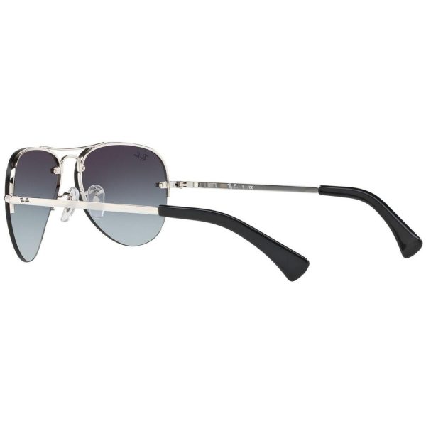 RAYBAN ORB3449I003/8G59 - 3 pcs Rayban Silver black Aviator - Image 3