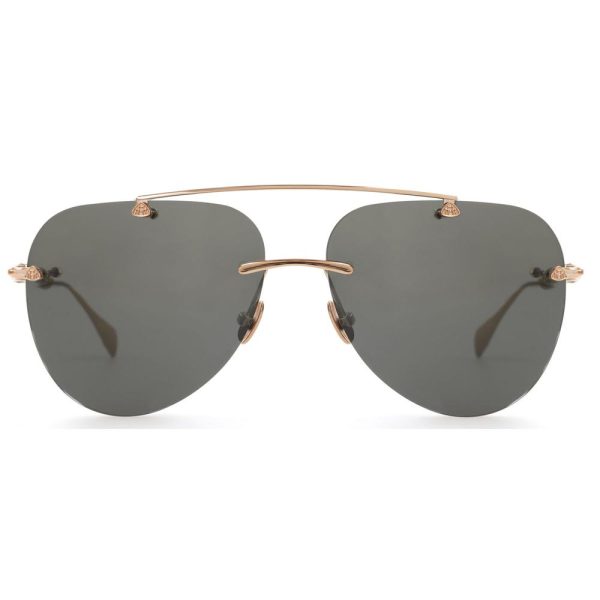 MM-THE SKYLINE II-RG/RG/PA/Z18-59 - 3 pcs MAYBACH Rose GOLD Aviator