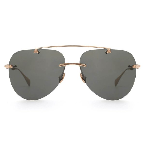 MM-THE SKYLINE II-RG/RG/PA/Z18-59 - 3 pcs MAYBACH Rose GOLD Aviator
