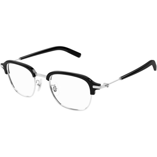 MONT BLANC MB0390O-001 50 - METAL SHEET MONT BLANC Silver black Square - Image 2