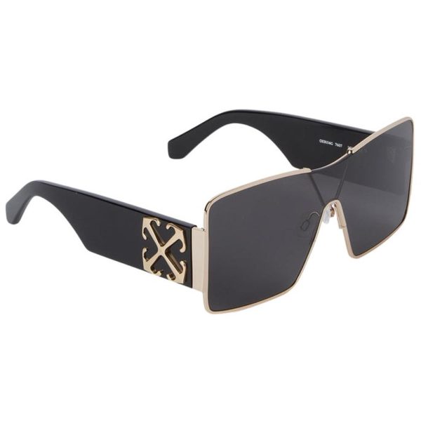 OFF-WHITE OERI14G 7607 141 - METAL SHEET OFF-WHITE Black gold Square - Image 2