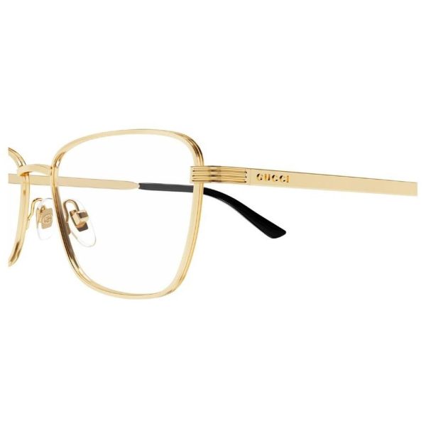 GUCCI GG1880O-001 55 - Metal full Gucci Gold Square - Image 3
