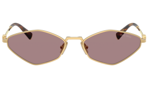 MIU MIU SMU 56Z 5AK-20I 56 - Metal full MIU MIU Gold brown Ladies