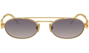 MIU MIU SMU 54Z 5AK-30C 53 - Metal full MIU MIU Gold Ladies