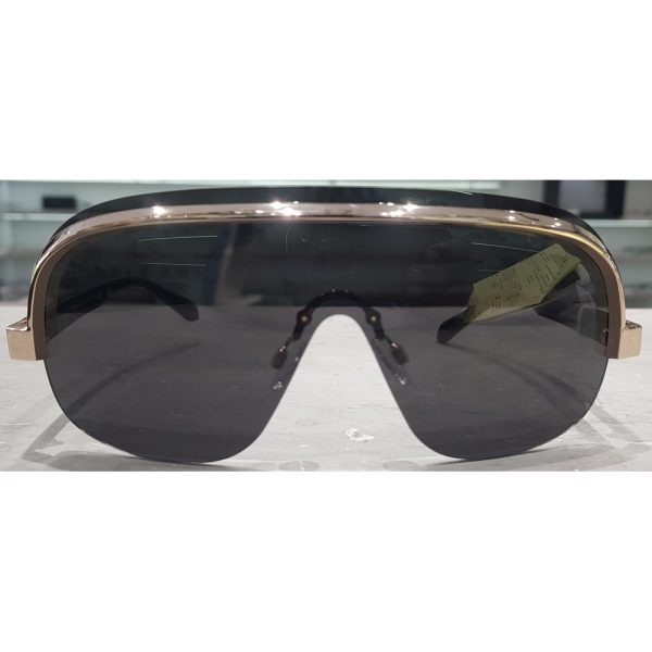 PALM ANGEL PERI10I 1007 135 - Metal Supra Palm Angels Black gold Aviator