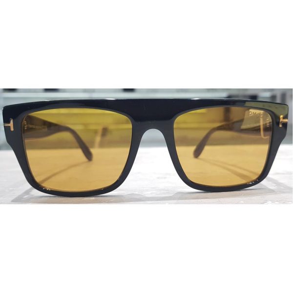 TOMFORD TF0907 55 01E - Sheet full TOMFORD Black Square