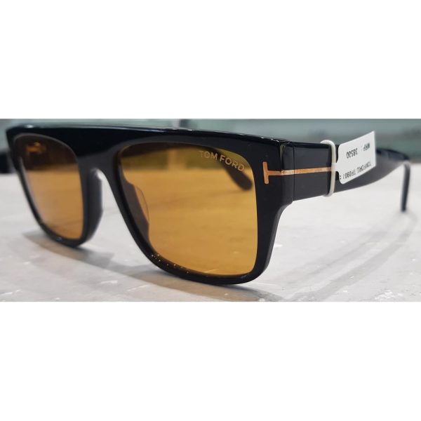 TOMFORD TF0907 55 01E - Sheet full TOMFORD Black Square - Image 2