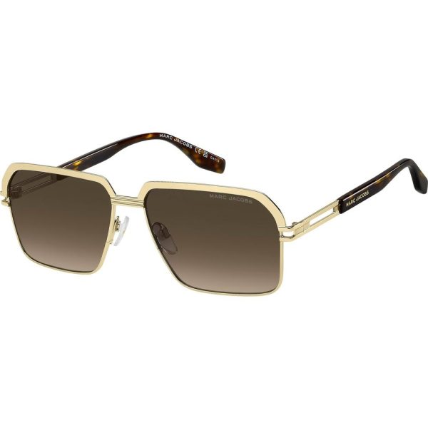 MARC JACOBS MARC 839/S 06JHA 59 - Metal full MARC JACOBS Gold brown Square - Image 2