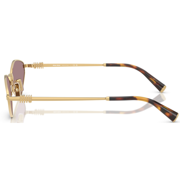 MIU MIU SMU 56Z 5AK-20I 56 - Metal full MIU MIU Gold brown Ladies - Image 3