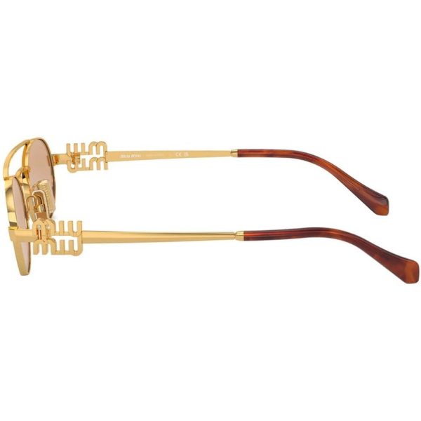 MIU MIU SMU 54Z 5AK-30C 53 - Metal full MIU MIU Gold Ladies - Image 3