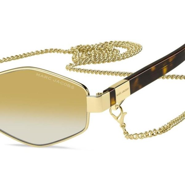 MARC JACOBS MARC 496/S LPE06 55 - Metal full MARC JACOBS Gold brown Ladies - Image 3