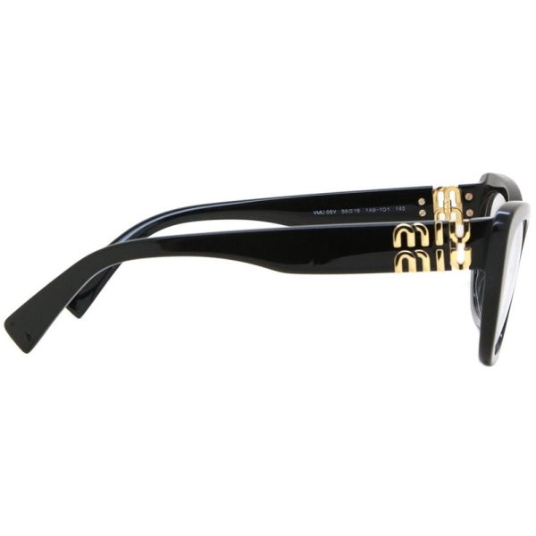 MIU MIU VMU 05V 1AB-101 53 - Sheet full MIU MIU Black Cateye - Image 3
