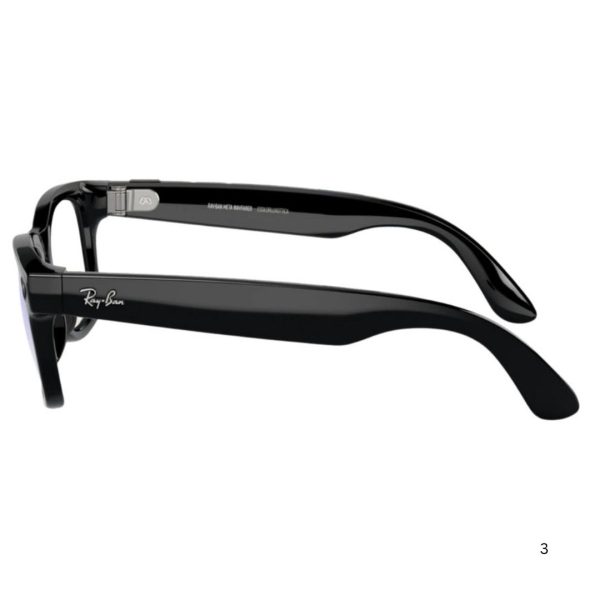 RAYBAN META RW4008 601/SB 53 - Sheet full Rayban Black Square - Image 3