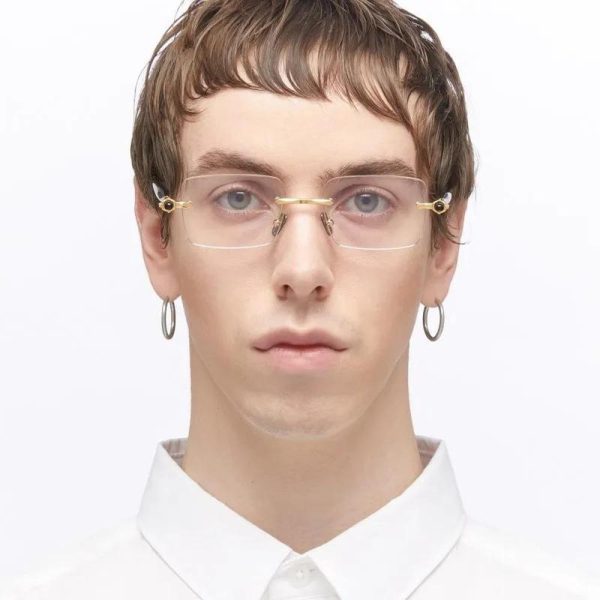 KUBORAUM P56 GDTO - Rimless KUBORAUM Gold Square