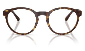 EMPORIO ARMANI EA4152 58021W 52 - Sheet full EMPORIO ARMANI Havana Round Clip Ons
