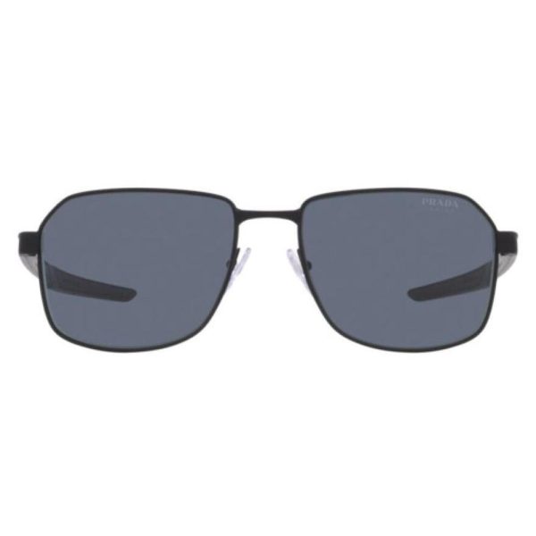 PRADA SPS 54W DG009R 57 - Metal full Prada Black Square
