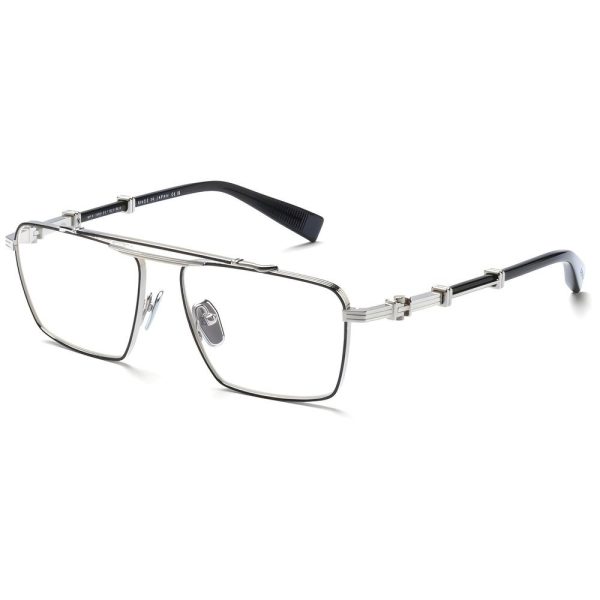 BALMAIN BPX 149 D 56 - Metal full BALMAIN Silver black Square