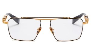 BALMAIN BPX 149 A 56 - Metal full BALMAIN Black gold Square