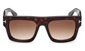 TOM FORD TF711 52F 53 - Sheet full TOMFORD Havana Square