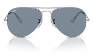 RAYBAN RB3025 003/02 58 - Metal full Rayban Silver blue Aviator