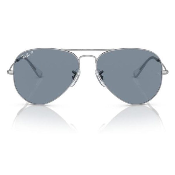 RAYBAN RB3025 003/02 58 - Metal full Rayban Silver blue Aviator