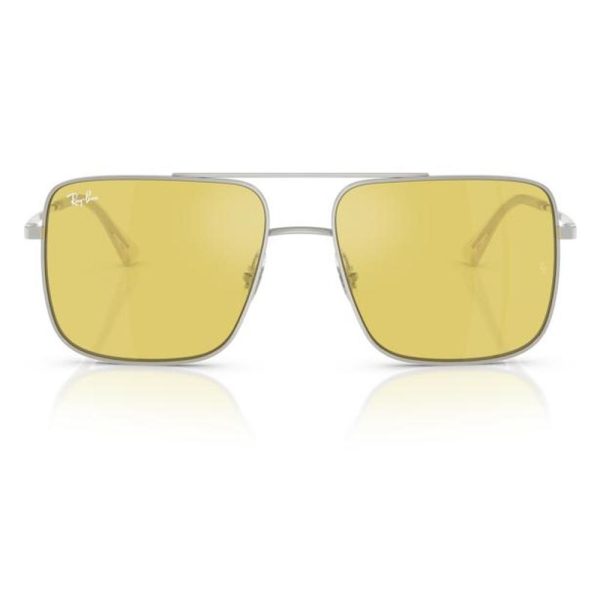 RAYBAN RB3758 003/6D 56 - Metal full Rayban Silver Square