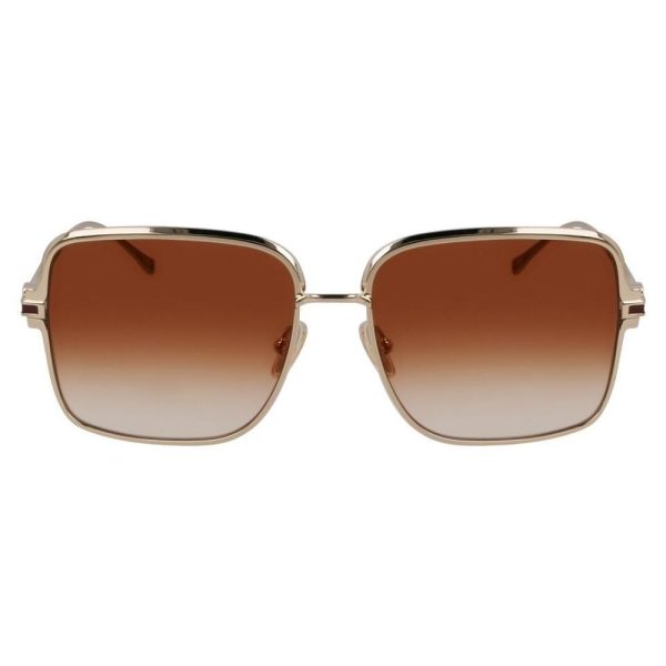 SALVATORE FERRAGAMO SF317 704 57 - Metal full SALVATORE FERRAGAMO Gold brown Ladies