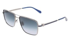 SALVATORE FERRAGAMO SF329LBI 020 60 - Metal full SALVATORE FERRAGAMO Silver Square
