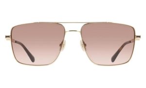 SALVATORE FERRAGAMO SF329LBI 700 60 - Metal full SALVATORE FERRAGAMO Gold Square