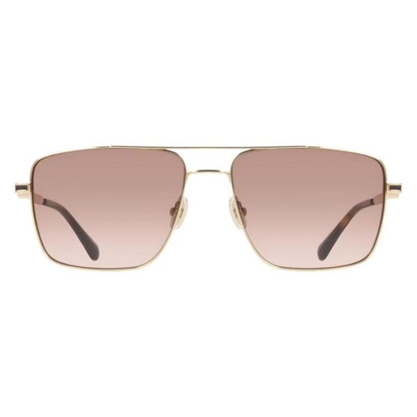SALVATORE FERRAGAMO SF329LBI 700 60 - Metal full SALVATORE FERRAGAMO Gold Square