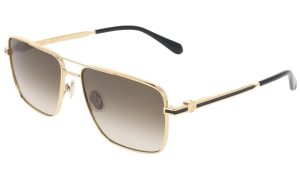 SALVATORE FERRAGAMO SF329LBI 710 60 - Metal full SALVATORE FERRAGAMO Gold Square