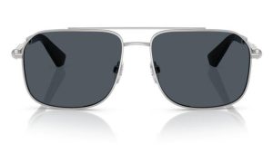 BURBERRY BE3159 100587 59 - Metal full BURBERRY Silver Square