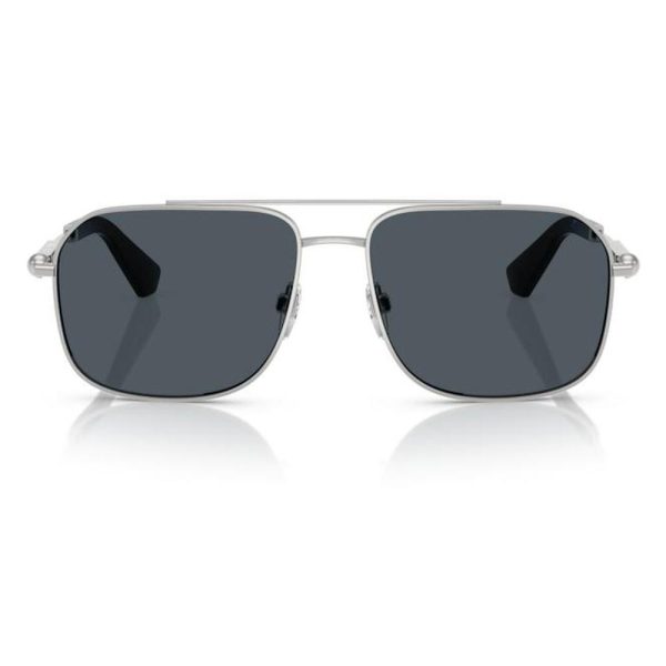BURBERRY BE3159 100587 59 - Metal full BURBERRY Silver Square