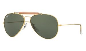 RAYBAN RB3129I W0226 58 - Metal full Rayban Gold Aviator