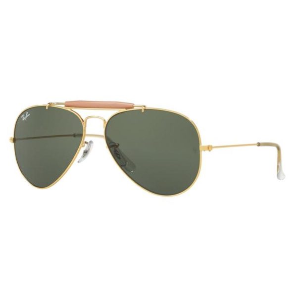 RAYBAN RB3129I W0226 58 - Metal full Rayban Gold Aviator