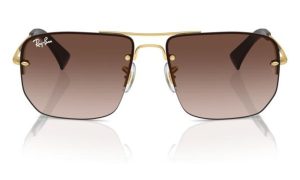 RAYBAN RB3738I 001/13 59 - 3 pcs Rayban Gold Square