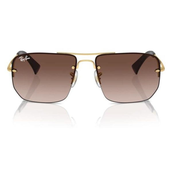 RAYBAN RB3738I 001/13 59 - 3 pcs Rayban Gold Square