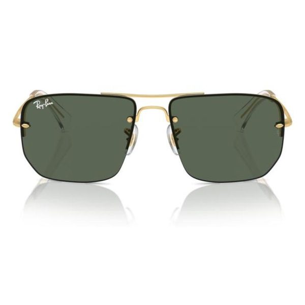 RAYBAN RB3738I 001/71 59 - 3 pcs Rayban Gold Square