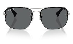 RAYBAN RB3761I 004/81 59 - 3 pcs Rayban Silver Square