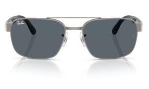 RAYBAN RB3751 004/R5 58 - Metal full Rayban Gunmetal Square