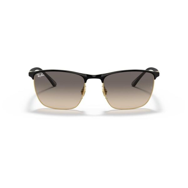 RAYBAN RB3686 187/32 57 - METAL SHEET Rayban Black gold Square