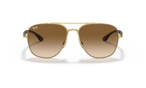 RAYBAN RB3683 001/51 56 - Metal full Rayban Gold Square