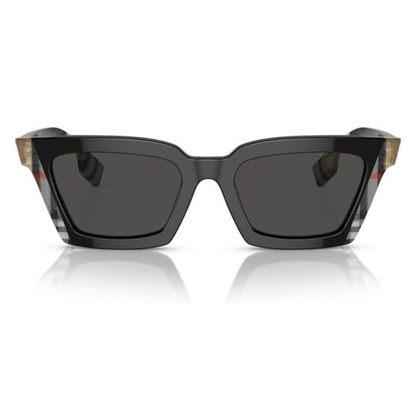BURBERRY BE4392U 405587 52 - Sheet full BURBERRY Black Cateye