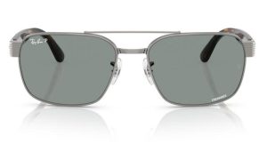 RAYBAN RB3751CH 004/3R 58 - METAL SHEET Rayban Gunmetal Square