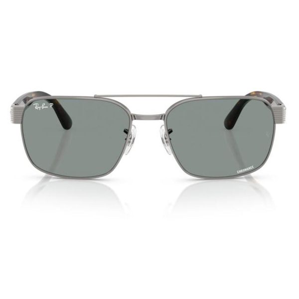 RAYBAN RB3751CH 004/3R 58 - METAL SHEET Rayban Gunmetal Square