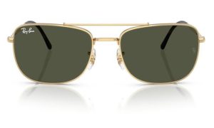 RAYBAN RB3755 001/31 59 - Metal full Rayban Gold Square