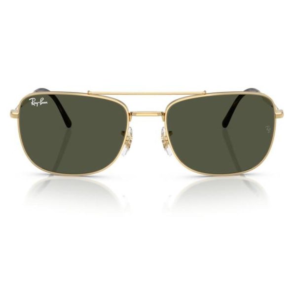RAYBAN RB3755 001/31 59 - Metal full Rayban Gold Square
